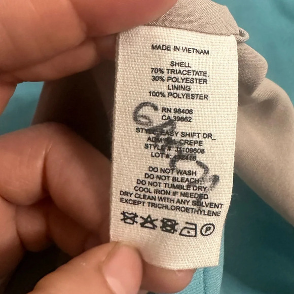 Theory Blue Sleeveless Sheath Dress size 12 - Picture 8 of 9